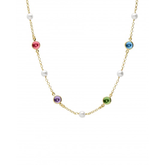 Κολιέ Victoria Cruz A5754-MDG